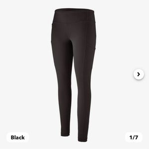 NWOT Patagonia Tights Leggings Running Yoga Hiking Small Black